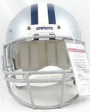 Tony Dorsett Autographed Dallas Cowboys F/S Helmet 5 Stats - JSA W *Black