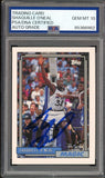 Shaquille O'Neal PSA 10 AUTO Rookie 1992 Topps #362 RC On Card GEM MINT AUTO