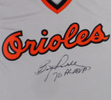 Boog Powell Signed Orioles Cooperstown Grey Jersey with "1970 AL MVP" Insc