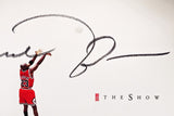 Michael Jordan Autographed Framed 20x46 The Show Poster Bulls Last Shot UDA Holo