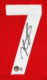 Kevin Durant Authentic Signed Red Pro Style Jersey Autographed BAS Witnessed