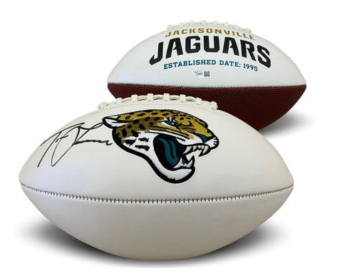 Trevor Lawrence Autographed Jaguars Signed White Logo Football Fanatics COA