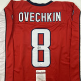 Autographed/Signed ALEXANDER ALEX OVECHKIN Washington Red Jersey JSA COA Auto