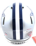 Roger Staubach Autographed Cowboys F/S Speed Authentic Helmet - Beckett W Holo