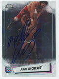 Apollo Crews WWE Authentic Signed 2021 Topps #48 Card Autographed BAS #BS86658