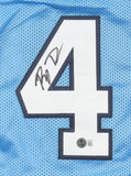 R. J. Davis Signed North Carolina Tar Heels Jersey (Beckett) L A Lakers Guard