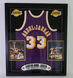 Kareem Abdul-Jabbar Autographed Los Angeles Lakers Jersey Deluxe Framed TriStar