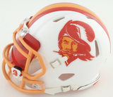 Tom Brady Autographed Buccaneers Throwback Mini Helmet w/ Visor Fanatics