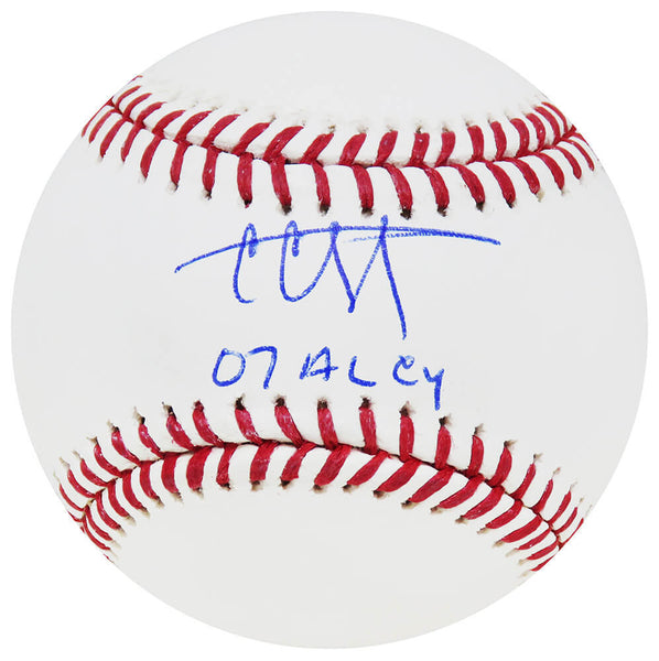 C.C. Sabathia Signed Rawlings Official MLB Baseball w/2007 AL CY - (SS COA)