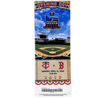 Rod Carew Signed Minnesota Twins 12x32 2010 Mega Ticket MLB Canvas with Inscr.