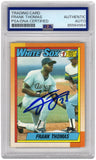 Frank Thomas Signed White Sox 1990 Topps Rookie Baseball Card #414 - (PSA/DNA)