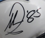 Antonio Gates HOF Signed/Auto Chargers White Mini Football Helmet Beckett 213361