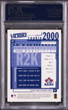 Blue Jays Vernon Wells Signed 2000 Upper Deck Victory #337 Rookie Card PSA Slab
