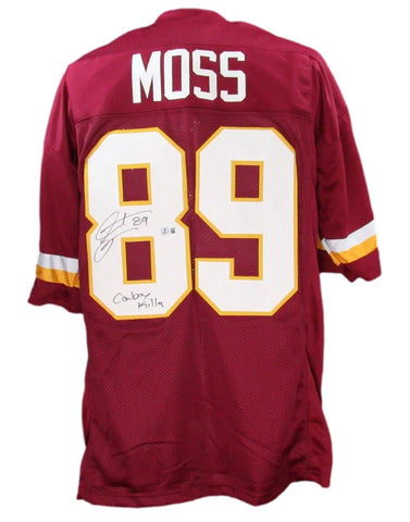 Santana Moss Signed/Inscribed Custom Football Jersey Redskins Beckett BAS 200844