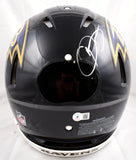 Odell Beckham Jr. Autographed Ravens F/S Speed Authentic Helmet- Beckett W Holo