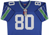 Seahawks Steve Largent "HOF 95" Signed Blue Mitchell & Ness Jersey BAS #BT57749