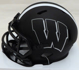 RUSSELL WILSON AUTOGRAPHED WISCONSIN ECLIPSE MINI HELMET RW HOLO BECKETT 182238