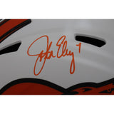 John Elway Signed Denver Broncos Lunar F/S Helmet Beckett 45447
