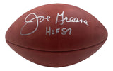 Mean Joe Greene Steelers Signed Wilson Super Bowl IX Duke Football HOF 87 BAS