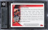 Primo Authentic Signed 2010 Topps WWE #47 Card BAS Slabbed