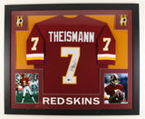 Joe Theismann Signed Washington Redskins 35x43 Framed Jersey (Beckett) 1983 MVP