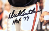 Dick Butkus Autographed 8x10 Photo Inscribed "HOF 79" Framed (26.5x14.5) LSM COA