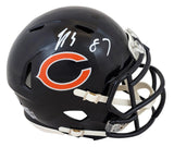 Bears Luther Burden III Authentic Signed Speed Mini Helmet BAS Witnessed