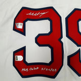 Framed Autographed/Signed Marcelo Mayer 35x39 Red Sox Jersey Fanatics COA