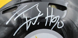 T.J. Watt Autographed Full Size Speed Authentic Football Helmet Steelers JSA