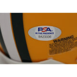 Paul Hornung Signed Green Bay Packers TB 61-79 VSR4 Mini Helmet HOF PSA 46037