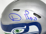 Devon Witherspoon Signed Seahawks Silver Throwback Speed Mini Helmet MCS Holo