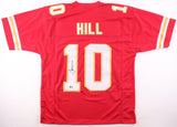 Tyreek Hill Signed Kansas City Chiefs Jersey (Beckett) 8xPro Bowl W.R.