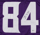 Irv Smith Jr Signed Minnesota Vikings Jersey (Beckett COA) 2019 2nd Rd Pick T.E.