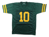 Jordan Love Green Bay Signed Alternate Green Football Jersey BAS ITP