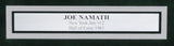 Joe Namath HOF Signed 16x20 Photo New York Jets Framed 185398