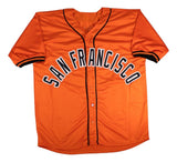 Matt Chapman San Francisco Signed Orange Baseball Jersey BAS