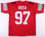 Joey Bosa Signed Ohio State Buckeyes Jersey (Beckett COA) NFL Defensive ROY 2016