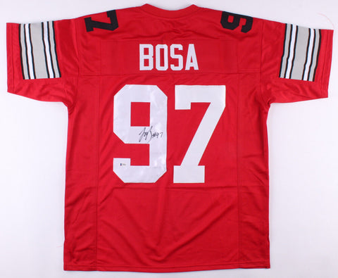 Joey Bosa Signed Ohio State Buckeyes Jersey (Beckett COA) NFL Defensive ROY 2016