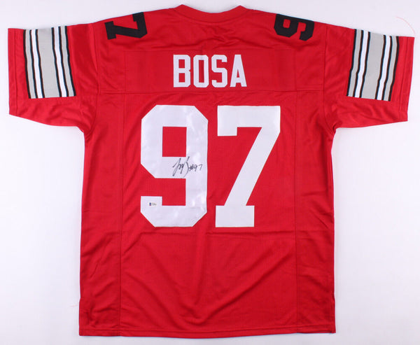 Joey Bosa Signed Ohio State Buckeyes Jersey (Beckett COA) NFL Defensive ROY 2016