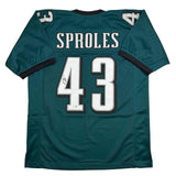 Autographed/Signed Darren Sproles Philadelphia Green Jersey Beckett BAS COA