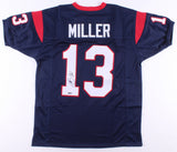 Braxton Miller Signed Houston Texans Jersey (Tristar) Ohio State Stand Out W.R.