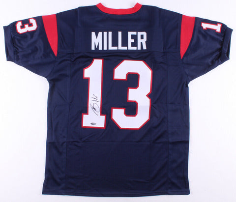 Braxton Miller Signed Houston Texans Jersey (Tristar) Ohio State Stand Out W.R.