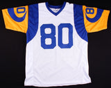 Henry Ellard Signed Los Angeles Rams Jersey (JSA COA) 3xPro Bowl Wide Receiver