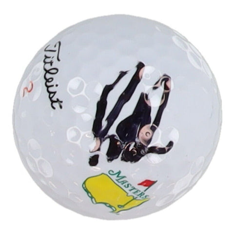 Patrick Reed Signed Masters Golf Ball (Beckett) 2018 Masters Tournament Champion