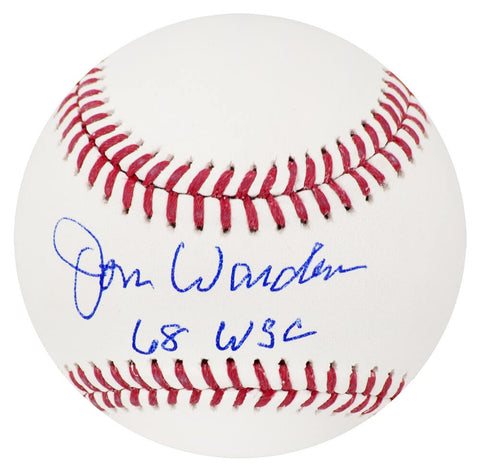 Jon Warden Signed Rawlings Official MLB Baseball w/68 WSC - (SCHWARTZ COA)