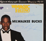 James Jordan & Dolores Jordan Signed 1985 Pre-Season Program JSA #BB84538