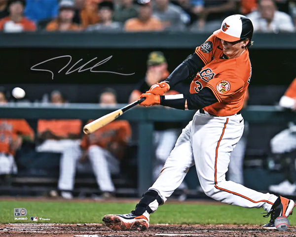 Adley Rutschman Baltimore Orioles Signed Debut First Hit 16x20 MLB/Fanatics