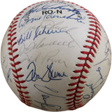 Cincinnati Reds 1984 Team Perez Davis +29 Sigs Signed NL Baseball Beckett 56279