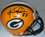 Packers KEITH JACKSON Signed Riddell Mini Helmet AUTO - SB XXXI CHAMP