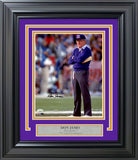 DON JAMES AUTOGRAPHED FRAMED 8X10 PHOTO WASHINGTON HUSKIES MCS HOLO 200386